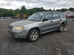 Salvage cars for sale at York Haven, PA auction: 2007 Subaru Forester 2.5X