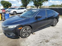 Honda salvage cars for sale: 2016 Honda Civic EX