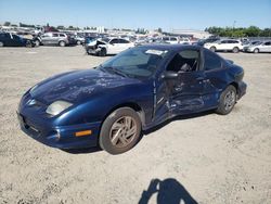 Salvage cars for sale at Sacramento, CA auction: 2002 Pontiac Sunfire SE