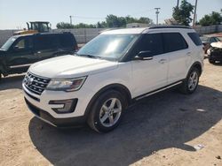 Salvage cars for sale at Oklahoma City, OK auction: 2017 Ford Explorer XLT