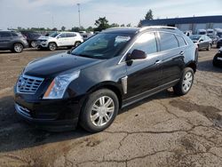 Salvage cars for sale at Woodhaven, MI auction: 2014 Cadillac SRX Luxury Collection