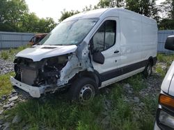 Salvage cars for sale at Albany, NY auction: 2019 Ford Transit T-350