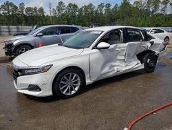 Salvage cars for sale at Harleyville, SC auction: 2021 Honda Accord LX