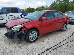 Salvage cars for sale at Houston, TX auction: 2016 Toyota Corolla L