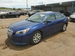 Salvage cars for sale at Colorado Springs, CO auction: 2016 Subaru Legacy 2.5I Premium