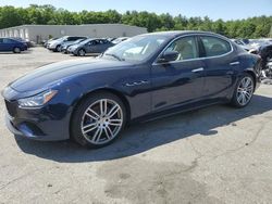 Salvage cars for sale at Exeter, RI auction: 2022 Maserati Ghibli Modena