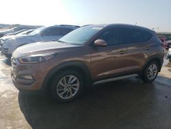 Salvage cars for sale at Grand Prairie, TX auction: 2017 Hyundai Tucson Limited