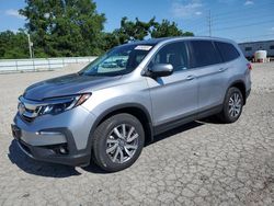 Salvage cars for sale at Bridgeton, MO auction: 2021 Honda Pilot EXL