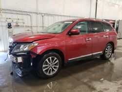 Nissan salvage cars for sale: 2015 Nissan Pathfinder S