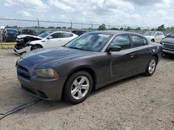 Salvage cars for sale at Houston, TX auction: 2014 Dodge Charger SXT