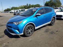 Salvage cars for sale at Denver, CO auction: 2016 Toyota Rav4 SE