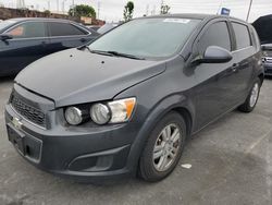 Chevrolet Sonic LT salvage cars for sale: 2012 Chevrolet Sonic LT