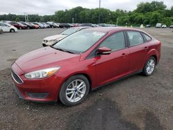 Salvage cars for sale at East Granby, CT auction: 2015 Ford Focus SE