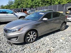 Salvage cars for sale at Waldorf, MD auction: 2012 KIA Optima SX