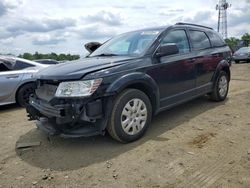 Salvage cars for sale at Windsor, NJ auction: 2018 Dodge Journey SE