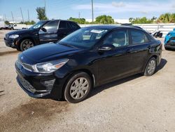 KIA rio lx salvage cars for sale: 2021 KIA Rio LX