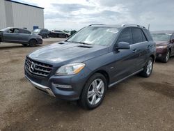 Mercedes-Benz salvage cars for sale: 2012 Mercedes-Benz ML 350 4matic