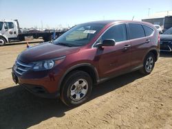 Salvage cars for sale from Copart Brighton, CO: 2013 Honda CR-V LX