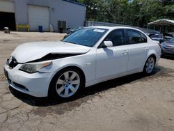 Salvage cars for sale at Austell, GA auction: 2007 BMW 530 I