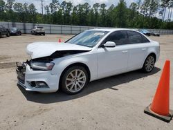 Salvage cars for sale at Harleyville, SC auction: 2013 Audi A4 Premium Plus