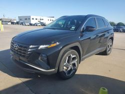 Salvage cars for sale at Grand Prairie, TX auction: 2022 Hyundai Tucson SEL Convenience