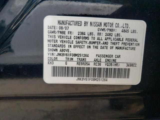 2008 Infiniti G35