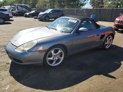 Porsche Boxster S salvage cars for sale: 2002 Porsche Boxster S