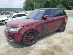 Land Rover salvage cars for sale: 2017 Land Rover Range Rover Supercharged