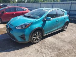 Salvage cars for sale at Ellwood City, PA auction: 2018 Toyota Prius C