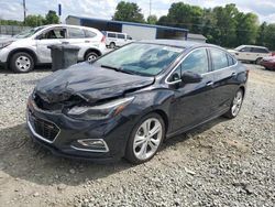 Salvage cars for sale at Mebane, NC auction: 2016 Chevrolet Cruze Premier
