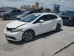 Salvage cars for sale at New Orleans, LA auction: 2015 Honda Civic EX