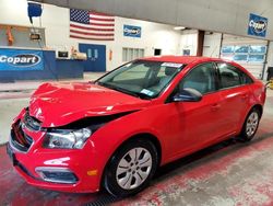 Salvage cars for sale at Angola, NY auction: 2016 Chevrolet Cruze Limited LS