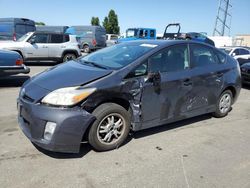 Salvage cars for sale at Hayward, CA auction: 2010 Toyota Prius