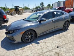 Salvage cars for sale at Bridgeton, MO auction: 2021 Honda Civic EX