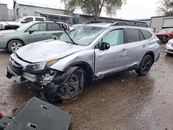 Salvage cars for sale from Copart Albuquerque, NM: 2022 Subaru Outback Onyx Edition XT