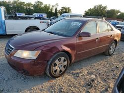 Salvage vehicles for parts for sale at auction: 2009 Hyundai Sonata GLS