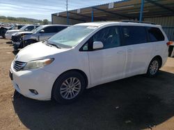 Salvage cars for sale at auction: 2012 Toyota Sienna XLE