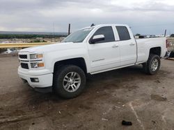 Chevrolet Silverado k1500 lt salvage cars for sale: 2015 Chevrolet Silverado K1500 LT