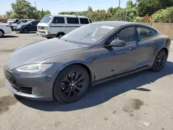 Salvage cars for sale from Copart San Martin, CA: 2016 Tesla Model S