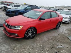 Salvage cars for sale at Cahokia Heights, IL auction: 2016 Volkswagen Jetta Sport