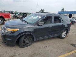 Vehiculos salvage en venta de Copart Woodhaven, MI: 2014 Ford Explorer