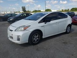 Salvage cars for sale from Copart Miami, FL: 2010 Toyota Prius
