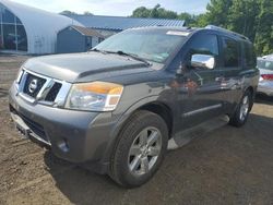 Salvage cars for sale from Copart East Granby, CT: 2011 Nissan Armada Platinum
