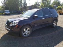 Salvage cars for sale from Copart Anchorage, AK: 2008 GMC Acadia SLT-2