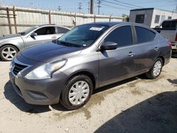 Salvage cars for sale at Los Angeles, CA auction: 2016 Nissan Versa S