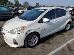 Salvage cars for sale from Copart Van Nuys, CA: 2012 Toyota Prius C