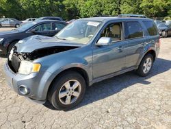 Vehiculos salvage en venta de Copart Austell, GA: 2011 Ford Escape Limited
