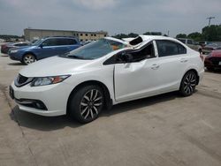 Honda Civic exl salvage cars for sale: 2015 Honda Civic EXL