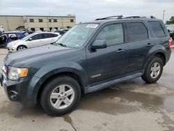 Salvage cars for sale at Wilmer, TX auction: 2008 Ford Escape HEV