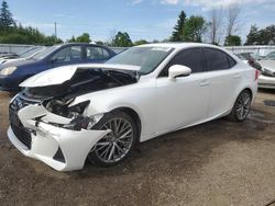 Salvage cars for sale at Bowmanville, ON auction: 2018 Lexus IS 300